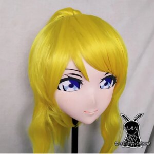 (KM9184)Quality Handmade Female/Girl Resin 3/4 Head Japanese Cartoon Character Cosplay Ellie Kigurumi Mask Crossdresser