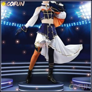 COFUN [Customized] NIJISANJI Vtuber FANTASIA 4th Anniversary Higuchi Kaede Cosplay Costume Halloween Outfits Women Suit Uniform