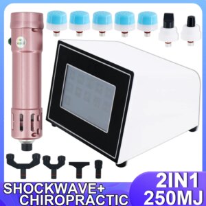 250MJ Shockwave Therapy Machine Treatment Waist Spine Pain Shock Wave Instrument Limbs Correction Nursing Massage