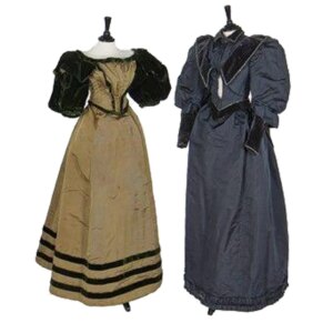 1890s Victorian Gothic Velvet Dress Costume Women Fancy Victorian Edwardian Ball Gown Afternoon Dress Christmas Dress Customized