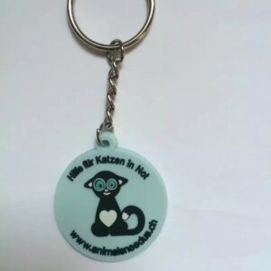 New In Animal Rubber Keychain With Logo Website Soft PVC Bird Keyring Custom Design for Promotion Gifts 100pcs Free Shipping