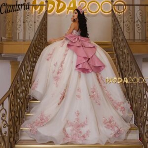 Ball Gown Quincenara Dreses Sparkly Beading Sequin Appliques Sweet 16 Dress Princess Customized Vestidos De 15 XV Años