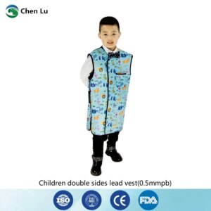 High quality x-ray gamma ray protective 0.5mmpb child double sides lead vest ionizing radiation protection children lead clothes