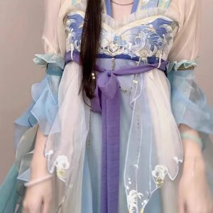 High Quality |Embroidered National Style Women Dress Female Han Costume Long Spring And Summer