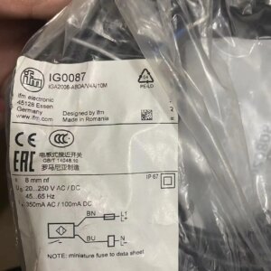 2025 False One Penalty Ten IFM IG0087 II0087 Inductive Proximity Switch In Stock