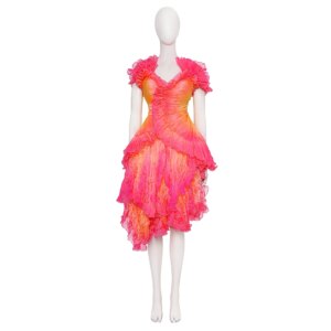 Wicked Glinda Cosplay Woman Disguise Dress Costume Halloween Carnival Party Clothing