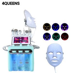 7 in 1 Water Oxygen Small Bubble Machine Professional Hydro Water Dermabrasion Beauty Device Facial Spa Skin Care Deep Cleaning
