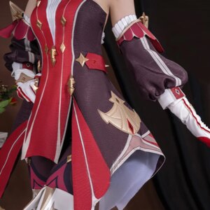In stock Chevreuse Cosplay Genshin Impact Fontaine patrol Female backless uniform Costume C