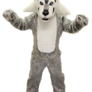 mascot Wolf mascot costume grey plush coyote wolf fancy dress custom fancy costume cosplay theme mascotte carnival costume 891