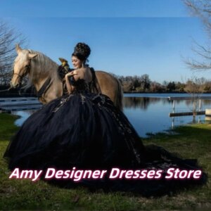 Attractive Black Quinceanera Dresses For Arabic Girls Exquisite Beaded Applique Ball Gowns Vestidos De 15 Años Luxury Customized