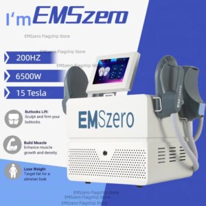 RF Body Fat Burning EMSZERO 6500W Electromagnetic Stimulation Carving Treatment Machine EMS Weight Loss and Body Shaping Machine