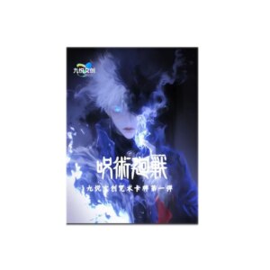 Wholesales Jujutsu Kaisen Collection Card Jiuyue Culture Acrylic Beach Starlight Flash Laser Grating Trading Anime Playing Cards