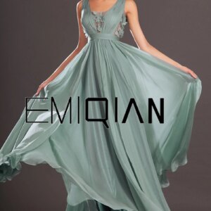 New Gorgeous A Line Sleeveless Hand-made Flowers Evening Dress