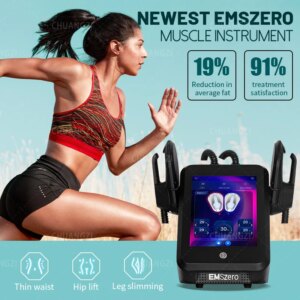 EMSzero Professional Portable Electromagnetic Body Slimming Stimulate Fat Removal Body Slimming Muscle Building Machine HOT