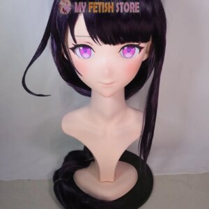 (NFD027)Customize Full Head With Lock Female/Girl Japanese Anime Cartoon Character Kig Cosplay Kigurumi Mask Crossdress Doll