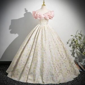 Sweet 15 Quinceanera Dresses 2025 Elegant V-neck Party Dress Formal Ball Gown Customized 15 Year Old Dress For Quinceanera