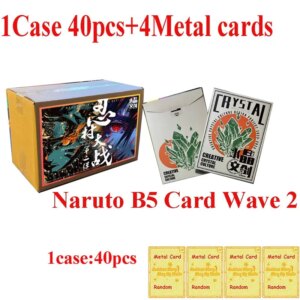 2024 Naruto B5 Wave 2 Collection Card Uzumaki Uchiha Sasuke Tcg Haruno Sakura Anime Figures Collection Card Children Toy Gift