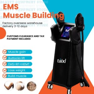 Body Sculpting 4 Handle RF Machine EMS Body Slimming HIEMT Muscle Stimulation Fat Removal