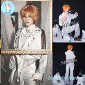 COSGOGO PJSK Shinonome Akito Cosplay Project Sekai Costume Fashion Handsome Uniform Suit Halloween Party Outfit Women Men