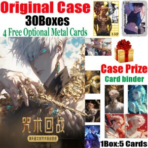 New ManTianXing JJK Jujutsu Kaisen Acrylic Colored Paper Anime Satoru Gojo Zenin Maki Character Flash Quality Cards Xmas Gift