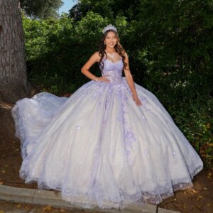 2025 Lavender Shiny Quinceanera Dresses With Cape Ball Gown Sweetheart Lace Beading Tulle Lace-Up Backless Party Princess Sweet