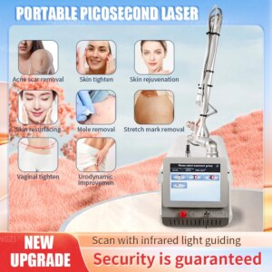 Laser CO2 Fractional Beauty Machine Fraccionado Co2 Laser Professional Wrinkle / Scar Removal Carbon Peeling Portable