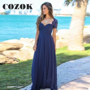 Simple Appliques Mother Of The Bride Dress 2023 Sweetheart Backless Guest Wedding Gowns Long  Vestidos De Fiesta Custom LF35