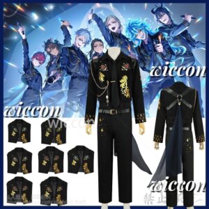 Anime Game Twisted-Wonderland 5th Cosplay Ace Jack Azul Kalim Vil Epel Idia Silver Lilia Floyd’s Costume Coat Pants Customized