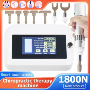 Electric Correction Gun 8 Languages 1800N Chiropractic Adjusting Instrument Spine Adjustable Intensity Back Therapy Massager New
