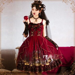 Gothic lolita Dress Rotten Forest JSK Dead Elegant Cla Dress