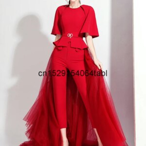 Pants, Formal Dresses, Women’s Banquet Temperament, Noble And Slimming, Bride’s Toast Dress, 2024 Wine Red Evening Dress Han Fu