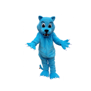 blue leopard mascot costume blue wildcat custom fancy costume anime cosplay kits mascotte fancy dress carnival costume 41594