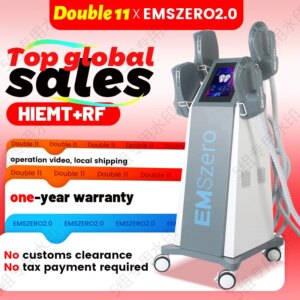 15 Tesla Emszero Muscle Sculpt Body Slimming Machine RF Electromagnetic Stimulating the body Shaping Device 6500W