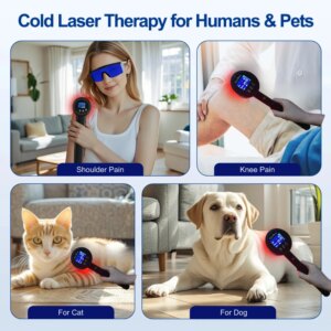 25diodes Healing Laser Light 808nm Cold Laser Physical Therapy Machine for Human for Dogs Cats Horses for Home or Clinice Use