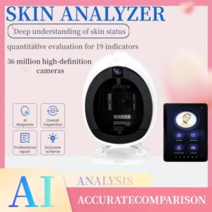 3D Multi-Spectral Skin Analyzer with UV/IR Facial Scanner & AI Diagnosis Intelligent Mirror for Dermatologist & Home Beauty Care