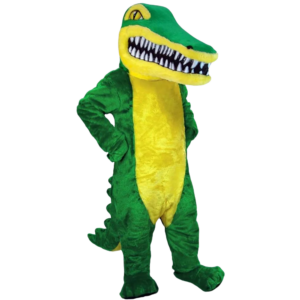Professional Custom Green Scary Crocodile Mascot Costume Gator Alligator Mascotte Fancy Dress for Carnival Party SW1511