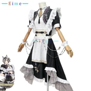 Game Nu Carnival Ren Cosplay Costumes Fancy Party Dress Maid Suit Halloween Carnival Uniforms Anime Clothing Custom Made