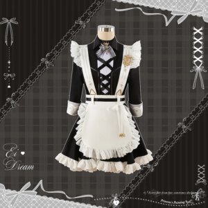 The Game Nu: Carnival cos Eiden Cosplay Sweet lovely dream maid outfit New full Suit Customize dress