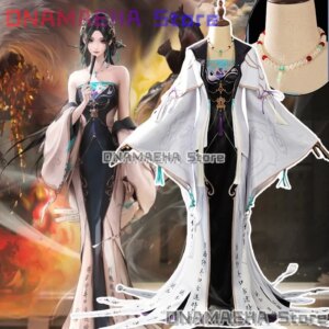 Jade Bone Cosplay Game Path to Nowhere Costumes Evening dresses Long dresses Women’s Dresses Disguise Role-play for Adult Women