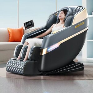 Massage Chair Home Full Body Space Capsule Automatic Kneading Zero Gravity Intelligent Electric Massager Sofa With Heating