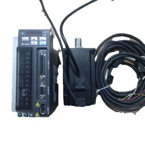 Delta servo motor set B2 series 750w pulse drive model ASD-B2-0721-B Motor model ECMA-C20807RS second-hand function test intact