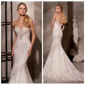 White Color Women Sexy Strapless Florals Off the Shoulder Bodycon Bandage Mid-calf Dress Celebrate Evening Party