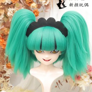 Kigurumi light beauty girl Kigurumi mask full headband lock cosplay headshell props costume anime game