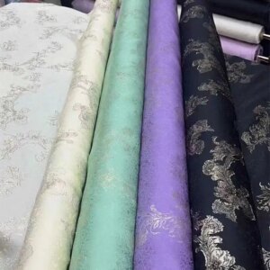 Woven Satin Fabric New Chinese Style Chinese Style Top Horse-Face Skirt Dress Silk Fabric
