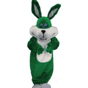 MASCOT green EASTER BUNNY rabbit mascot costume custom fancy costume anime cosplay mascotte theme fancy 29