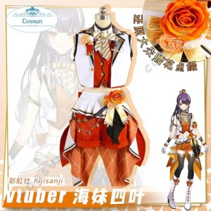 [Customized] Nijisanji Vtuber Umise Yotsuha Cosplay Costume Halloween Outfits Women Men Suit Full Set Anime Dress