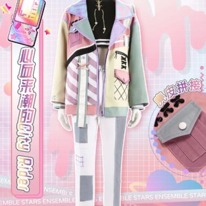 COS-KiKi Anime Ensemble Stars City Rider Tomoe Hiyori Shino Hajime Game Suit Cosplay Costume Handsome Uniform Party Outfit