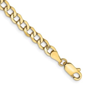 10k 4.3mm SemiSolid Curb Link Chain