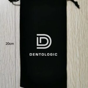 500 Pieces 10x20cm/3.9×7.9inches Drawstring Black Velvet Bags Gift Packaging Pouches Screen Printed With Silver Color Logo