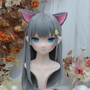 Kigurumi gancheng cat Kigurumi mask full headband lock cosplay headshell props costume anime game